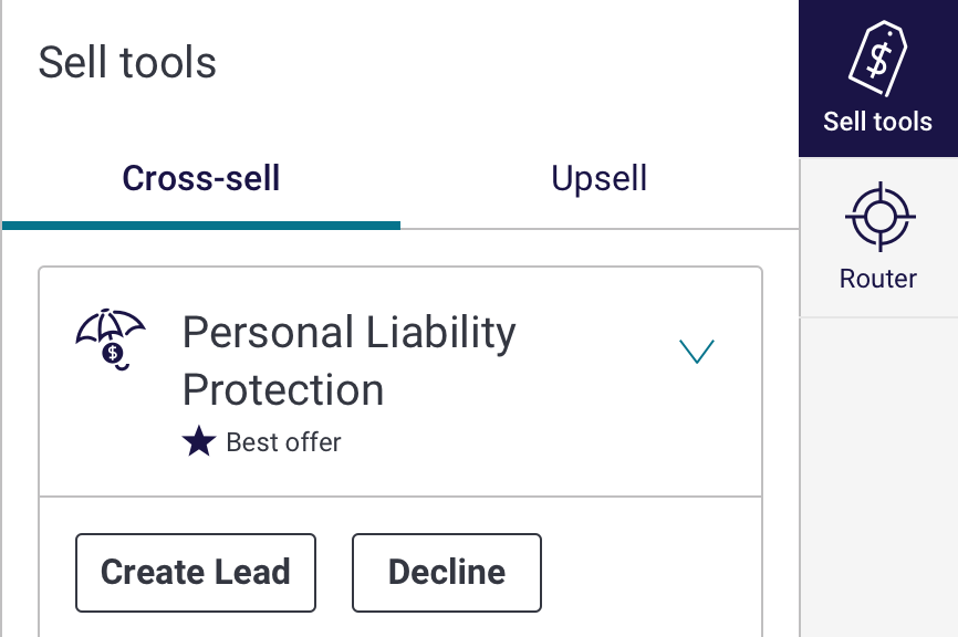Cross-sell / Upsell